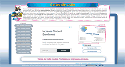 Desktop Screenshot of cartesdevisite.bilexo.com